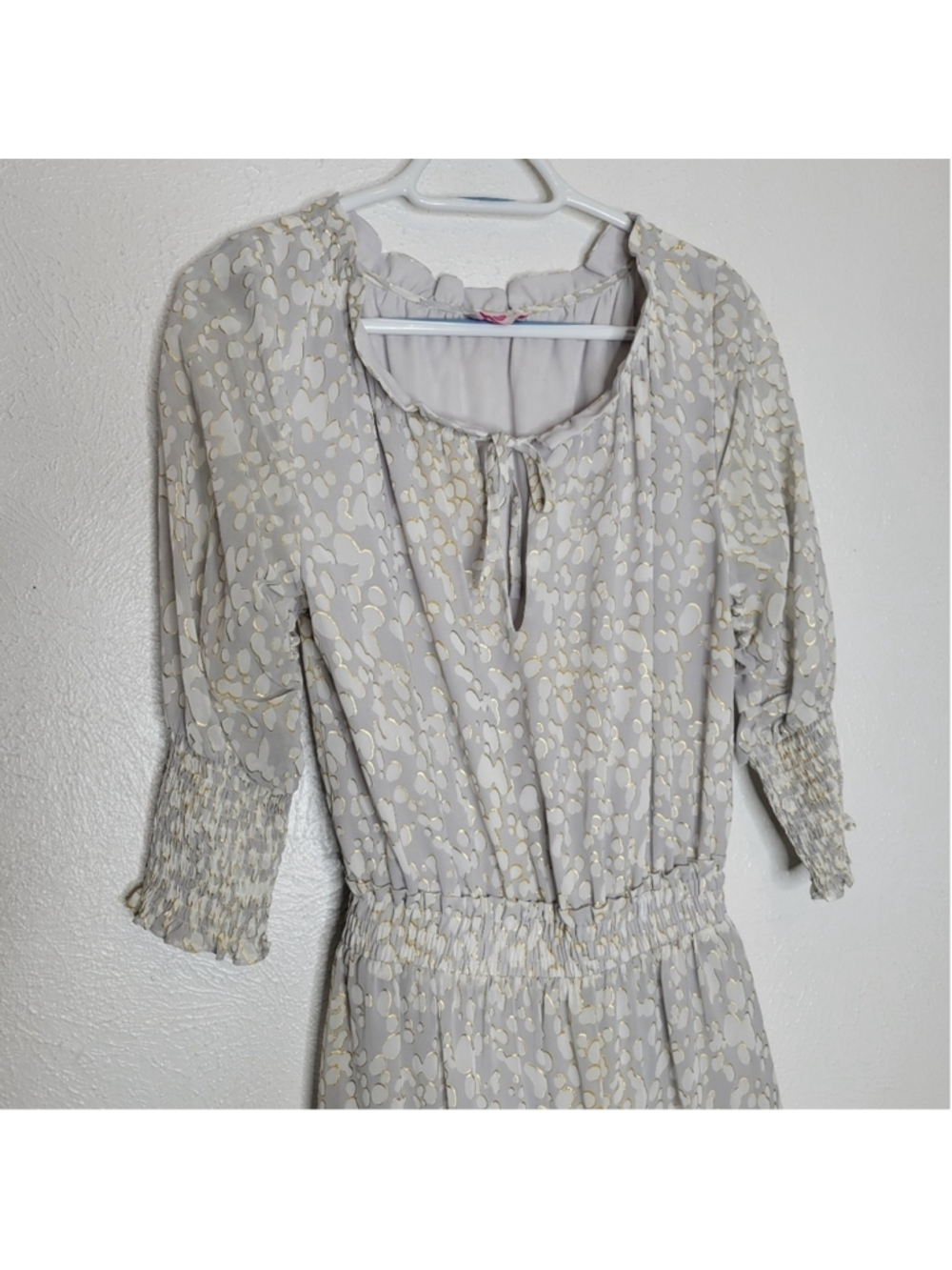 Buddy Love Bronx Ruffle Dress Women's Size XSmall Smoked Waist - Picture 3 of 13